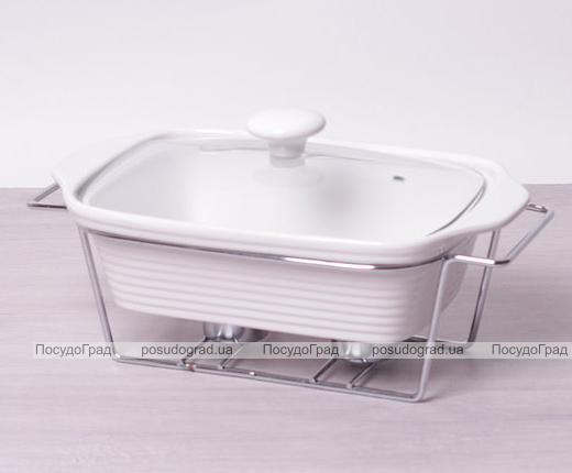 Марміт Kamille Food Warmer керамічна форма 1.4л 28см з підігрівом