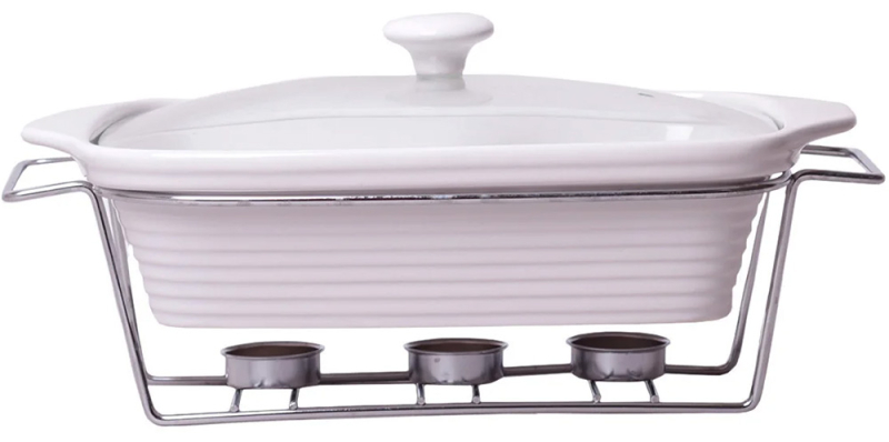 Марміт Kamille Food Warmer керамічна форма 2.4л 33см з підігрівом