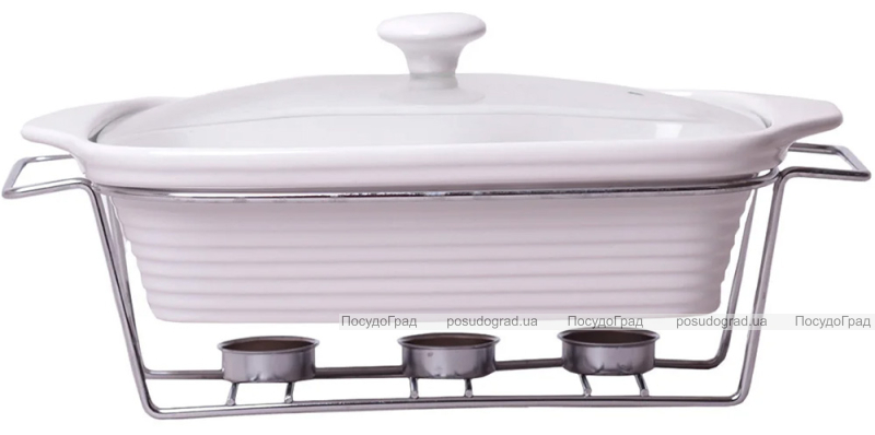 Марміт Kamille Food Warmer керамічна форма 3л 38см з підігрівом
