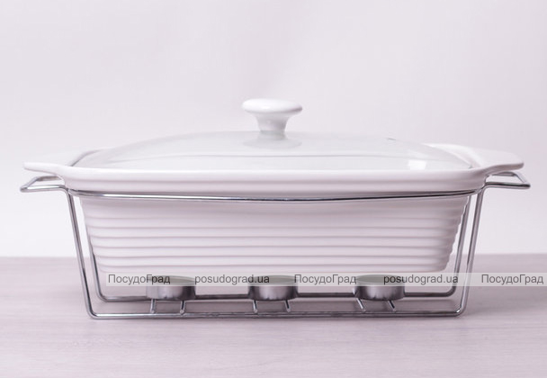 Марміт Kamille Food Warmer керамічна форма 3л 38см з підігрівом