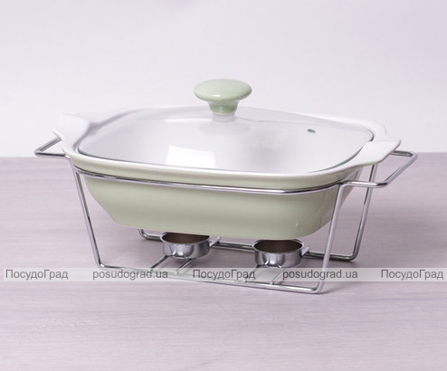 Марміт Kamille Food Warmer керамічна кольорова форма 1.4л 30см з підігрівом