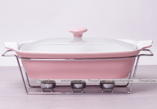 Марміт Kamille Food Warmer керамічна кольорова форма 2.3л 38см з підігрівом