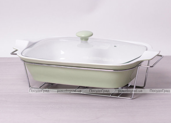Марміт Kamille Food Warmer керамічна кольорова форма 3.7л 43см з підігрівом