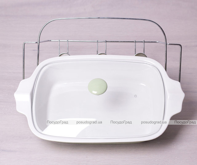 Марміт Kamille Food Warmer керамічна кольорова форма 3.7л 43см з підігрівом