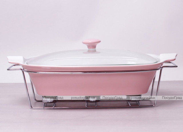 Марміт Kamille Food Warmer керамічна кольорова форма 3.7л 43см з підігрівом