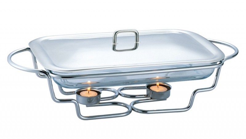 Марміт Kamille Food Warmer прямокутне блюдо 2л 46х22см з підігрівом