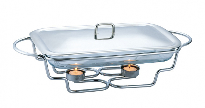 Марміт Kamille Food Warmer прямокутне блюдо 1.5л 40х19см з підігрівом