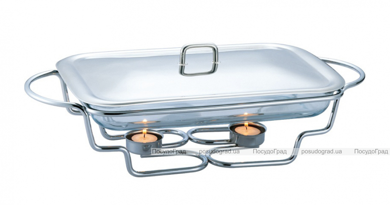 Марміт Kamille Food Warmer прямокутне блюдо 1.5л 40х19см з підігрівом