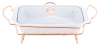 Марміт Kamille Food Warmer "In Gold" керамічна форма 1.3л, 30.5см з підігрівом