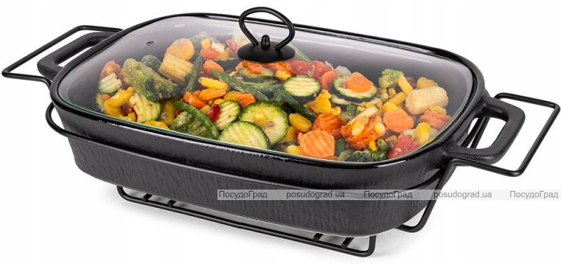 Марміт Kamille Golden Heat керамічна форма 2.5л з підставкою та підігрівом