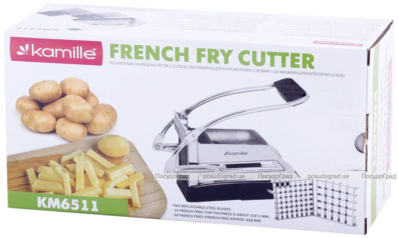 Картоплерізка (подрібнювач) Kamille French Fries для нарізки картоплі фрі