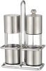 Набір для спецій Kamille Grinder Set перцемолка та сільничка на підставці 10х14.5см