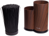 Колода для ножів Kamille Brash Stand Wood 22.5см пластикова подвійна