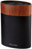 Подставка Kamille Acacia Black, колода для ножей 16х7х22см с полипропиленовым наполнителем