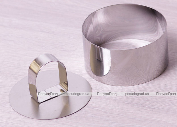 Форма Kamille для викладки гарніру з пресом Ø7.5х4.5см кругла