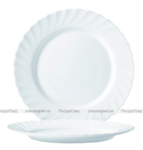 Десертна тарілка Luminarc Trianon White Ø19см, склокерамічна