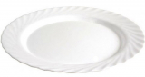 Набір 6 овальних блюд Luminarc Trianon White 35см