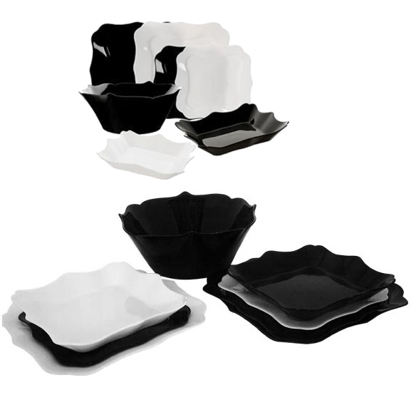 Столовий сервіз Luminarc Authentic Black&White на 6 персон 19 предметів