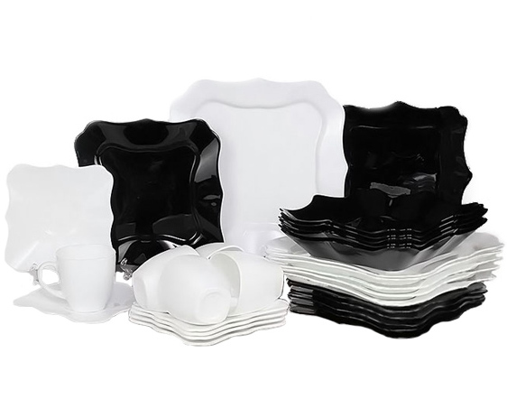 Столовий сервіз Luminarc Authentic Black&White на 6 персон 30 предметів