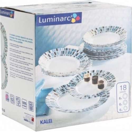 Столовий сервіз Luminarc Kalei на 6 персон 18 предметів