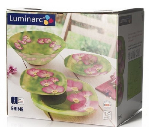 Столовий сервіз Luminarc Aime Carina Erine на 6 персон 19 предметів