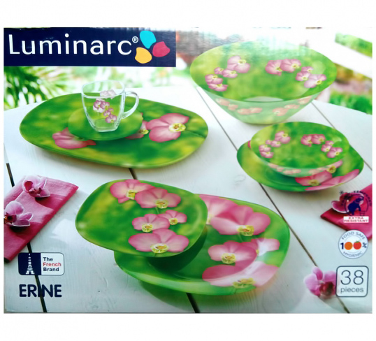 Столовий сервіз Luminarc Aime Carina Erine на 6 персон 38 предметів