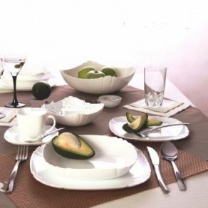 Столовий сервіз Luminarc Lotusia White на 6 персон 38 предметів