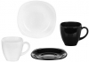 Чайный сервиз Luminarc Carine Black&White 6 чашек 220мл и 6 блюдец