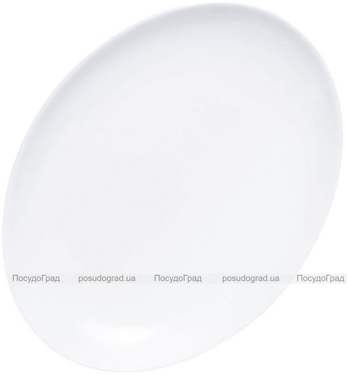 Набор 12 овальных блюд Luminarc Diwali White 33х25см, стеклокерамика