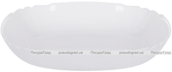 Набір 6 супових тарілок Luminarc Lotusia White Ø20.5см, склокераміка