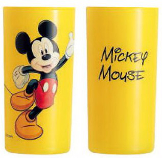 Стакан детский Mickey Mouse 270мл желтый