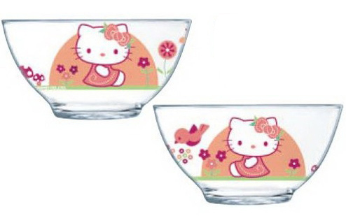 Піала дитяча Luminarc Hello Kitty Nordic Flower 500мл