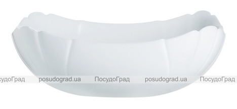 Набір 6 квадратних салатників Luminarc Lotusia White Ø15см, склокераміка