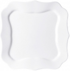 Набір 6 обідніх тарілок Luminarc Authentic White, квадратні 26см