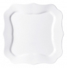 Набір 6 десертних тарілок Luminarc Authentic White, квадратні 20.5см