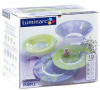 Столовий сервіз Luminarc Purple Mix&Math на 6 персон 19 + 6 предметів