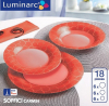 Столовий сервіз Luminarc Soffici Carmin на 6 персон 18 предметів