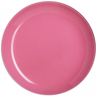 Набор 6 обеденных тарелок Luminarc Arty Pink Ø26см, стекло
