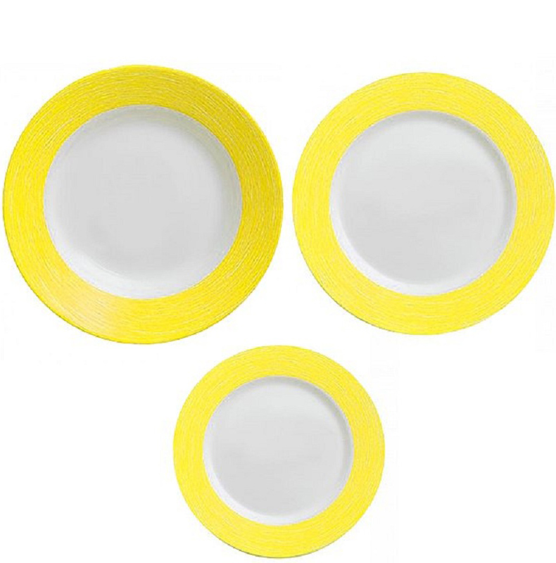 Столовий сервіз Luminarc Color Days Yellow на 6 персон 18 предметів