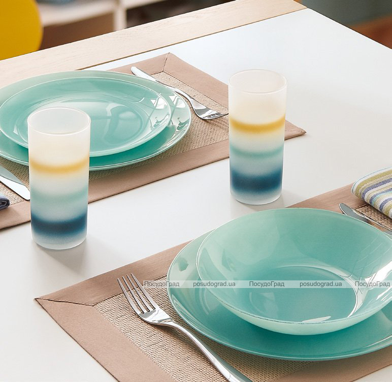 Набор 6 салатників Luminarc Arty Soft Blue Ø16.5см, стекло