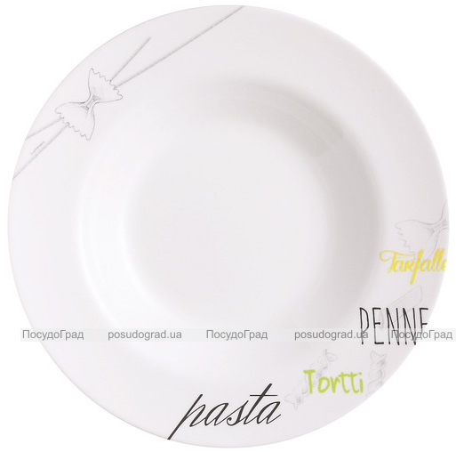 Набір 6 блюд для пасти Luminarc Friends Time Bistrot Ø28.5см, склокераміка