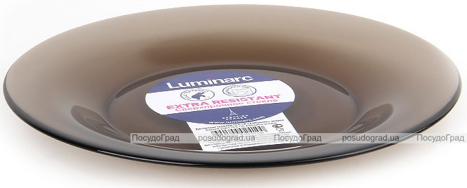 Набір 6 десертних тарілок Ø19.5см Luminarc Ambiante Eclipse, скло