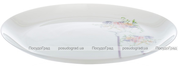 Набір 6 обідніх тарілок Luminarc Flore Ø27см, склокераміка