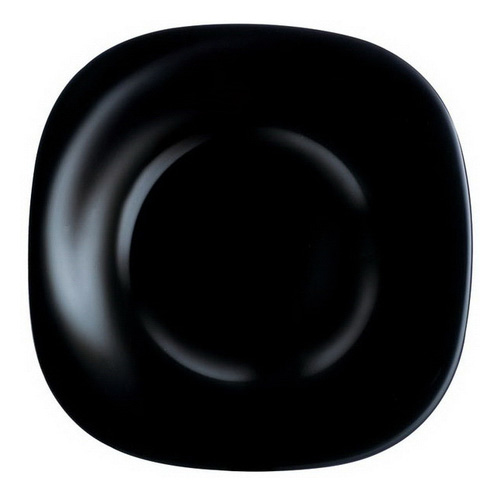 Набор 6 десертных тарелок Luminarc Carine Black, квадратные 19см