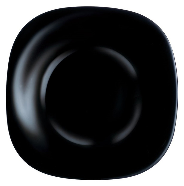 Набор 6 суповых тарелок Luminarc Carine Black, квадратные 21см
