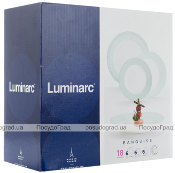 Столовий сервіз Luminarc Banquise на 6 персон 18 предметів
