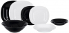 Столовий набір Luminarc Carine Black&White 19 предметів на 6 персон