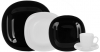 Столовий набір Luminarc Carine Black&White 30 предметів на 6 персон