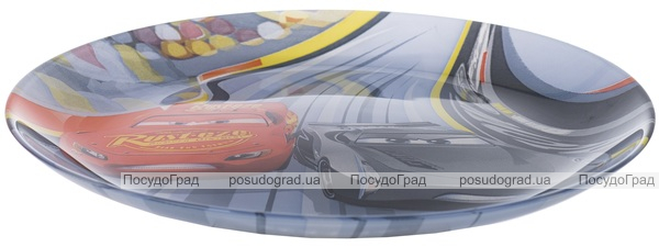 Тарілка десертна Luminarc Disney Cars-ІІІ Ø20см скляна