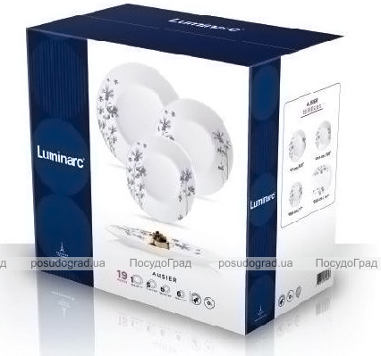 Столовий сервіз Luminarc Alisier 19 предметів на 6 персон